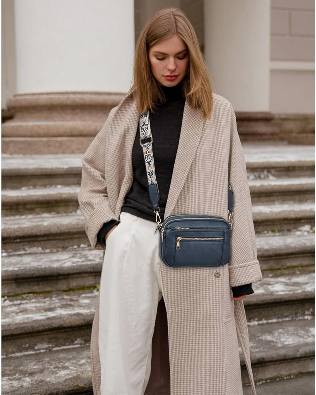 Cora | Refined Leather Crossbody Bag