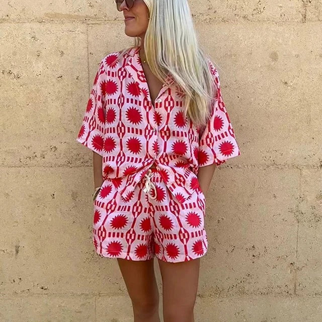 Jene | Bold Print Summer Set