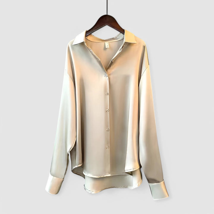 Beverly | Long Sleeves Silk Blouse