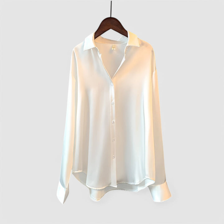 Beverly | Long Sleeves Silk Blouse