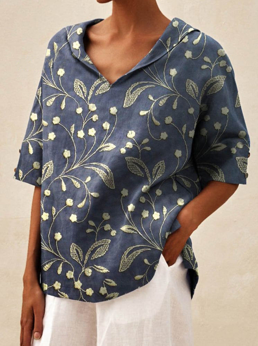 Lina™ | Lightweight V-Neck Summer Top