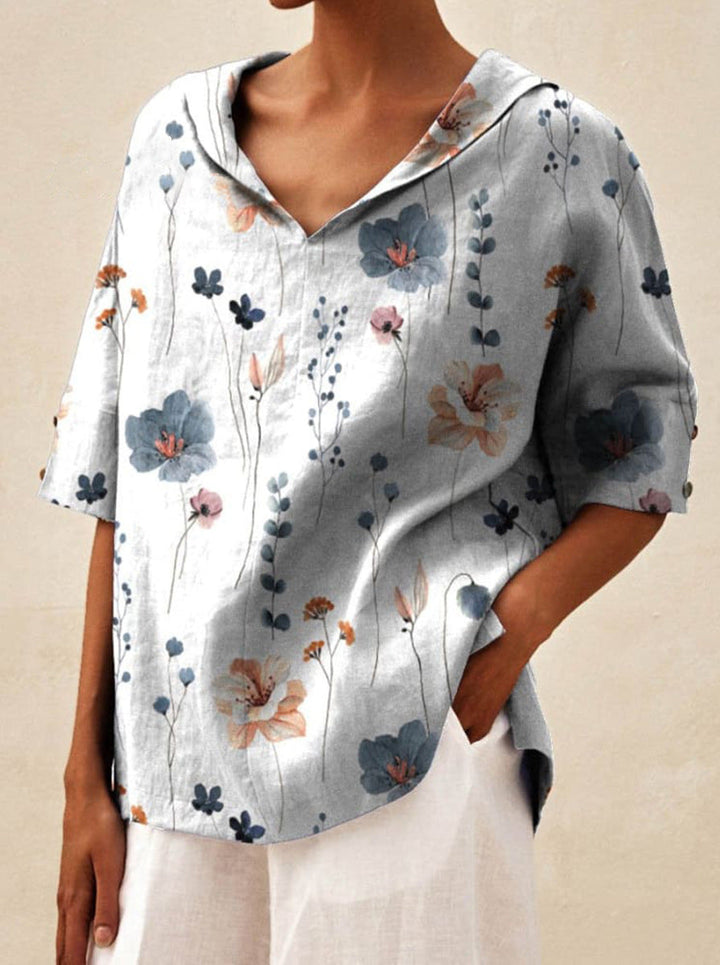 Lina™ | Lightweight V-Neck Summer Top