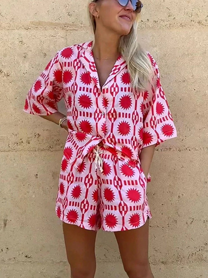 Jene | Bold Print Summer Set
