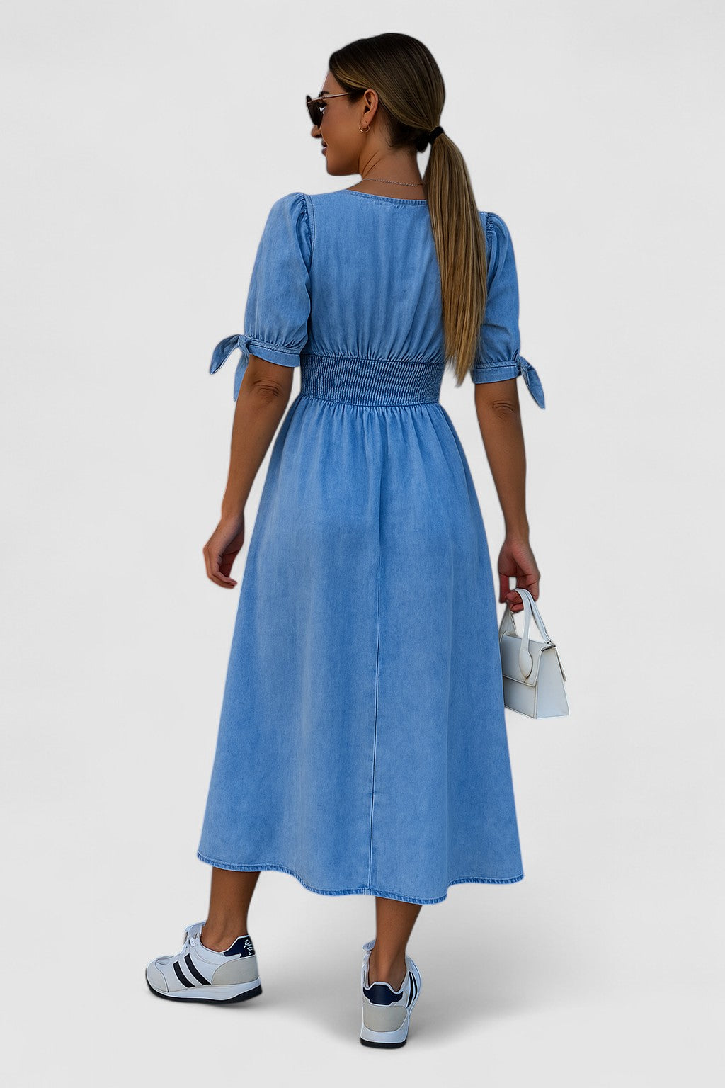 Eliraim™ | Chic Denim Maxi Dress