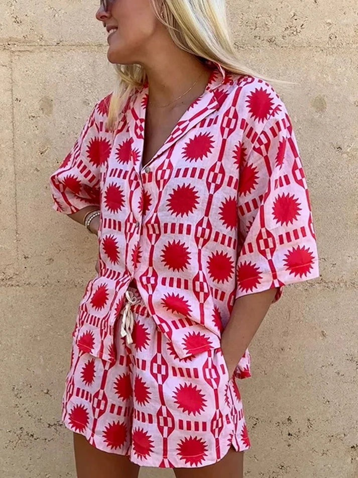 Jene | Bold Print Summer Set