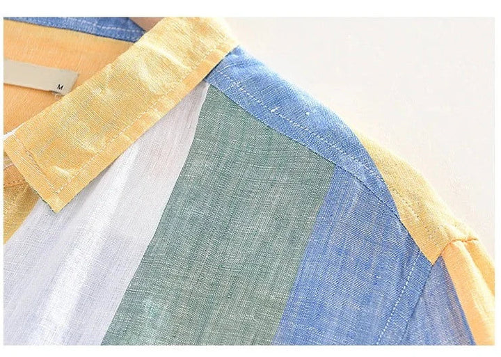 Thomas | Stylish Multi-Color Striped Button-Down Shirt