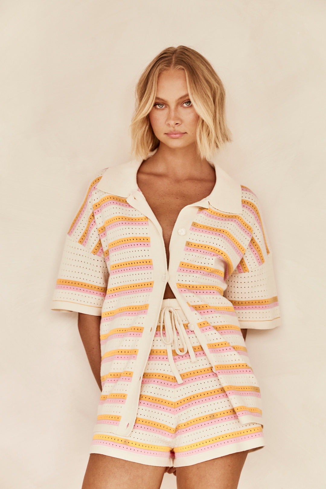 Valerie | Striped Knit Summer Set