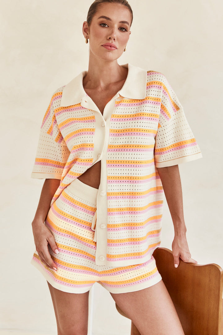 Valerie | Striped Knit Summer Set