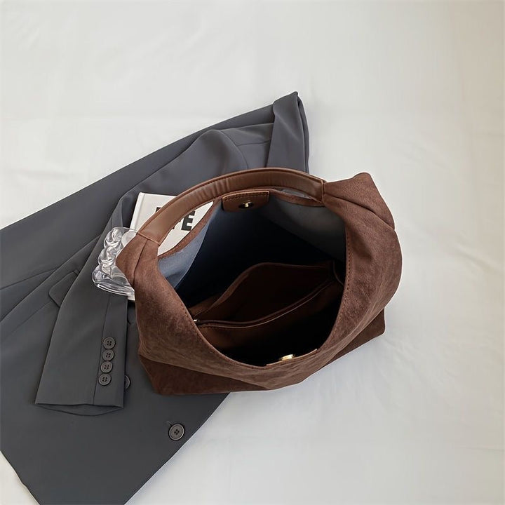 Halle | Suede Soft-Tote Bag