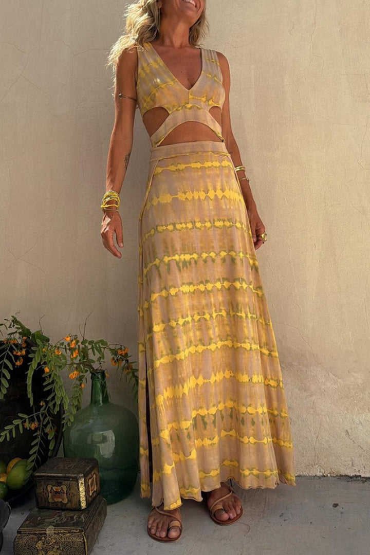 Sienna | Bohemian Cutout Maxi Dress