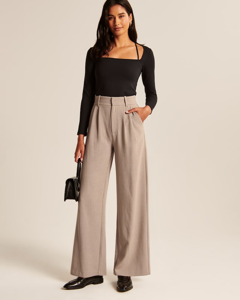 Claudia™ Wide-Leg Elephant Trousers