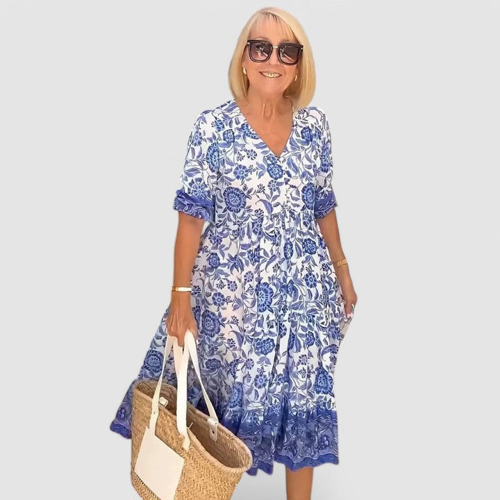 Josephine™ | Breathable Summer V Neck Dress