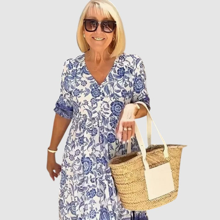 Josephine™ | Breathable Summer V Neck Dress