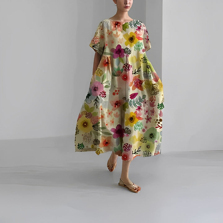 Clara™ | Effortless Boho Floral Dress