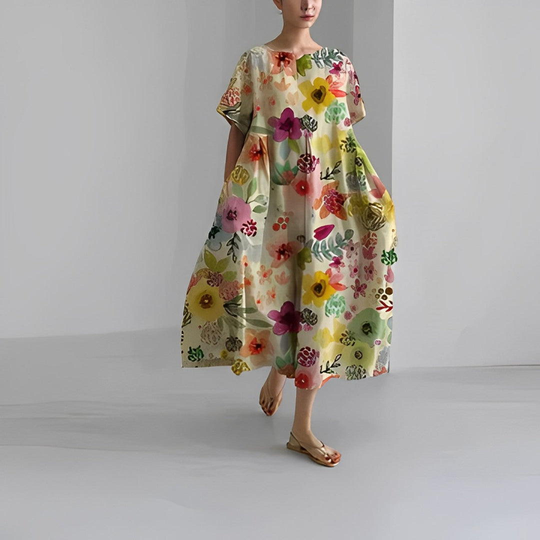 Clara™ | Effortless Boho Floral Dress