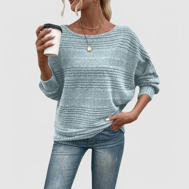 Raphaelle | Refined Piped Knit Sweater