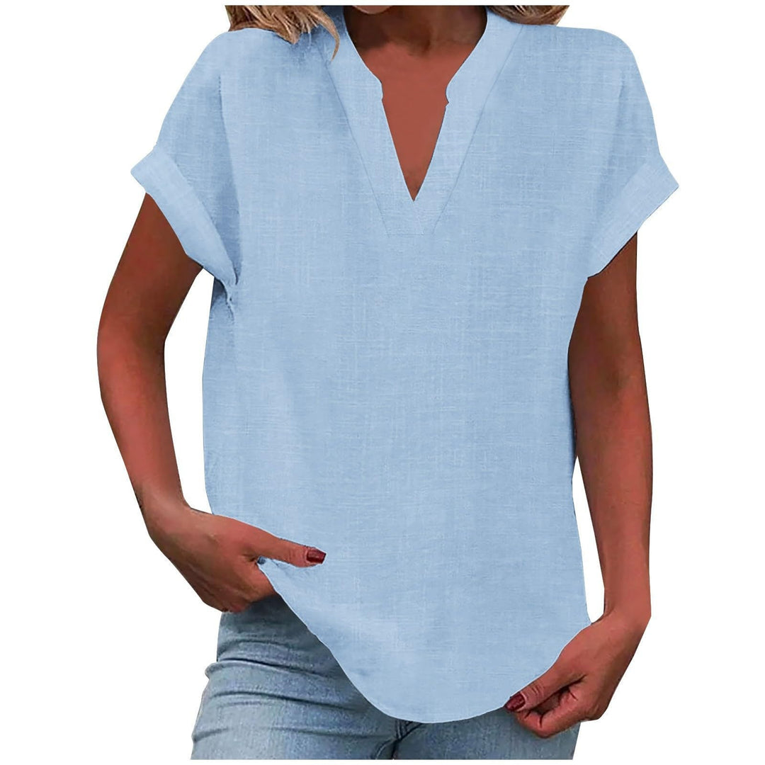 Meliora™ | Relaxed V-Neck Blouse