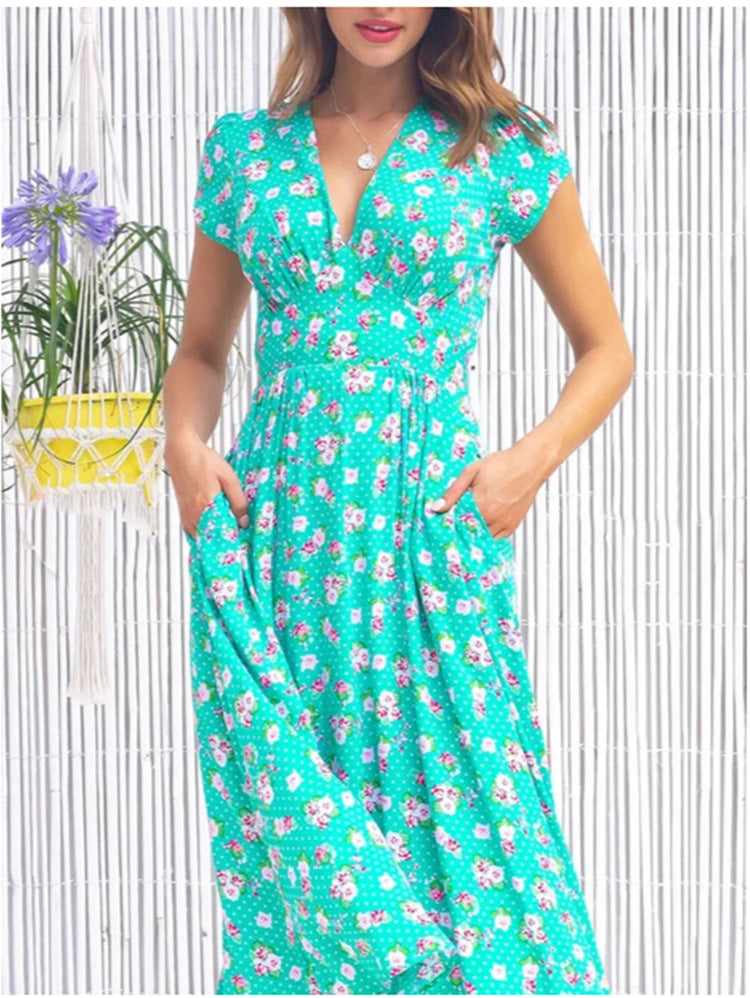 Fienna™ | Button-Front Midi Dress