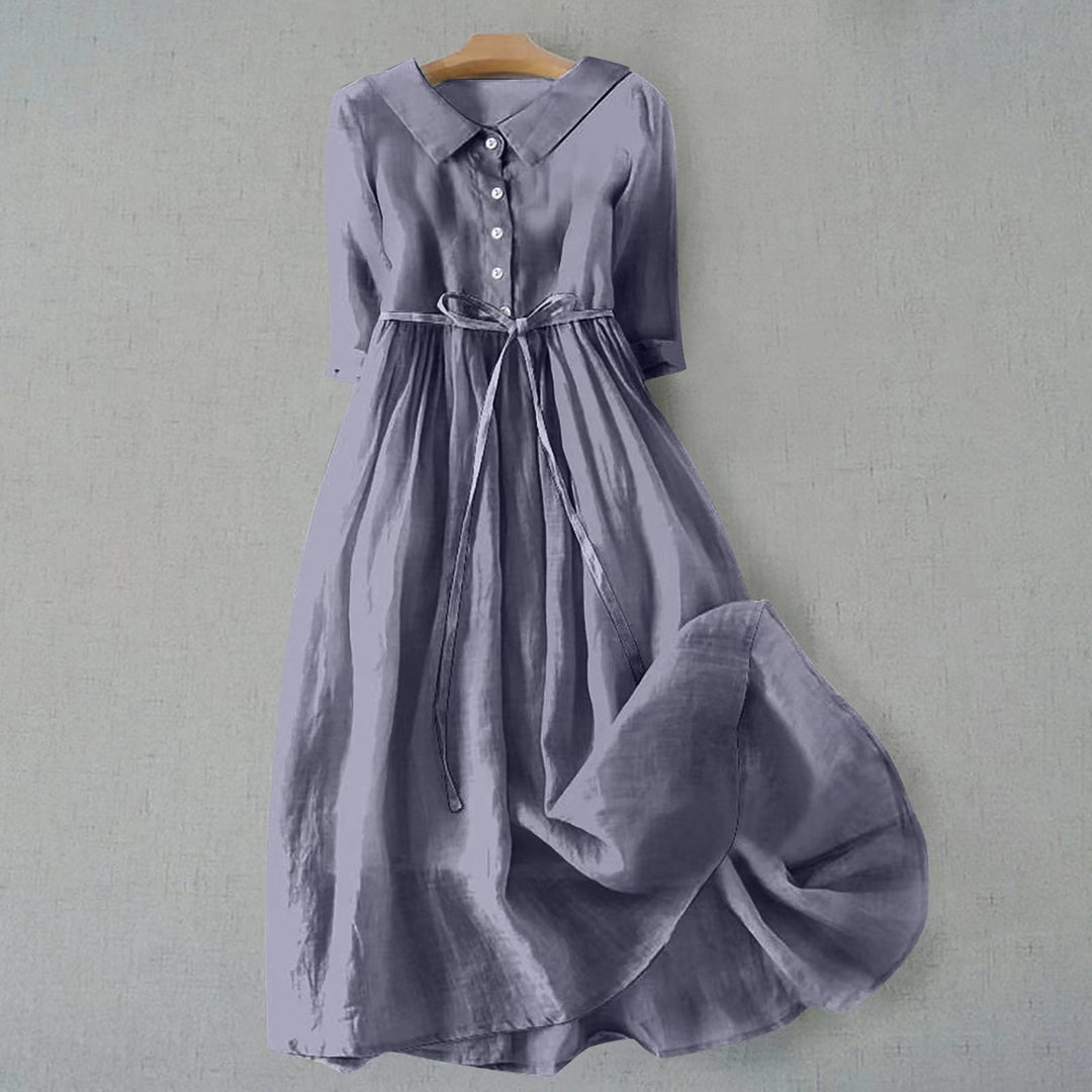 Alessa™ -  Casual Button-up Dress