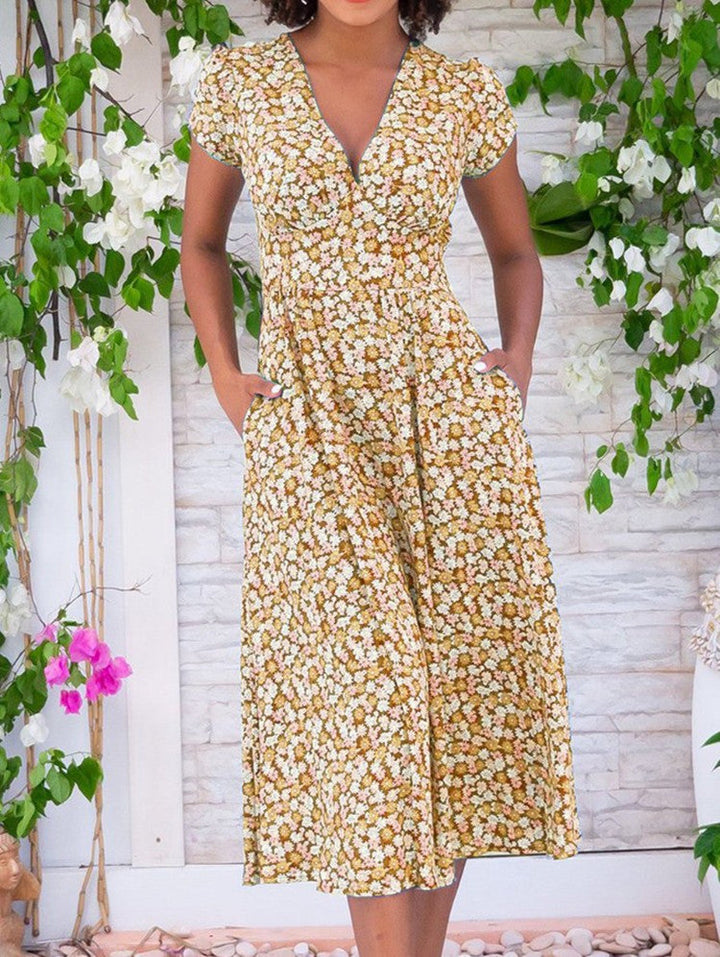 Fienna™ | Button-Front Midi Dress
