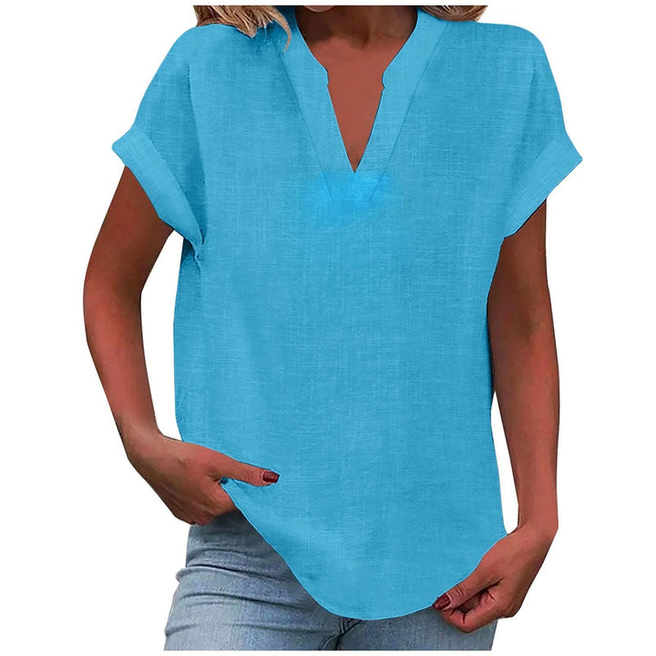 Meliora™ | Relaxed V-Neck Blouse