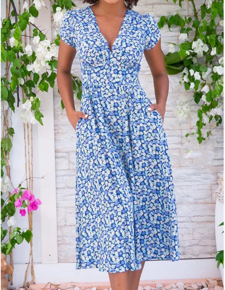Fienna™ | Button-Front Midi Dress