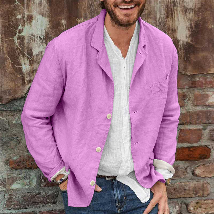 Morgan | Stylish Button-Down Linen Blazer