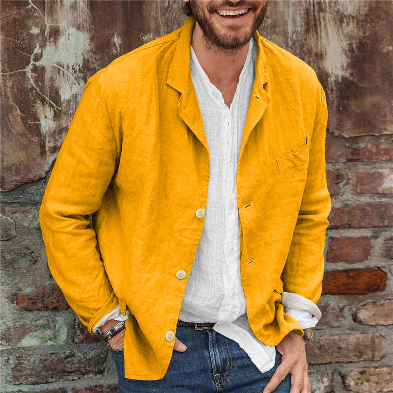 Morgan | Stylish Button-Down Linen Blazer