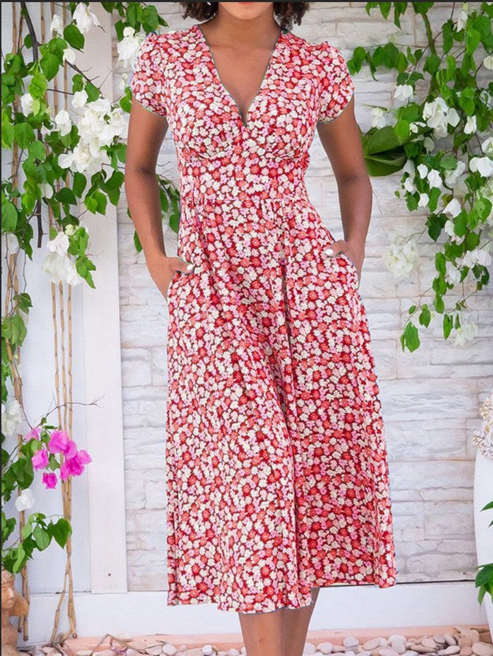 Fienna™ | Button-Front Midi Dress