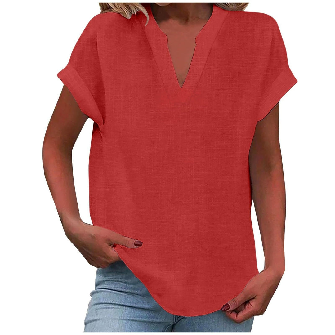 Meliora™ | Relaxed V-Neck Blouse