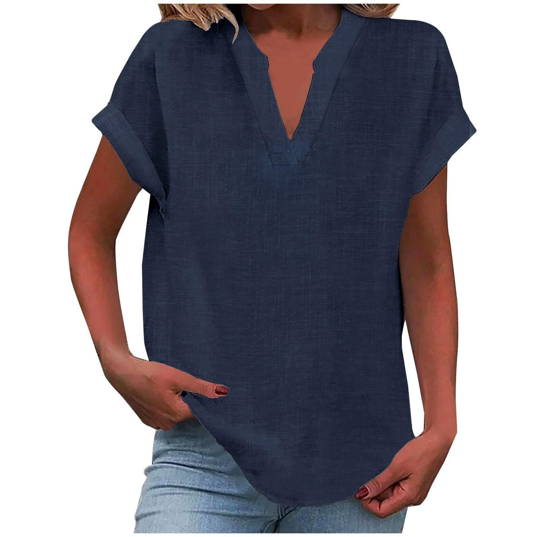 Meliora™ | Relaxed V-Neck Blouse