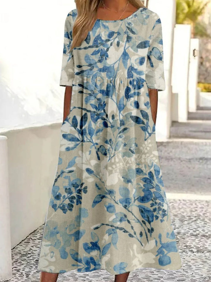 Solenne™ | Elegant Summer Floral Dress