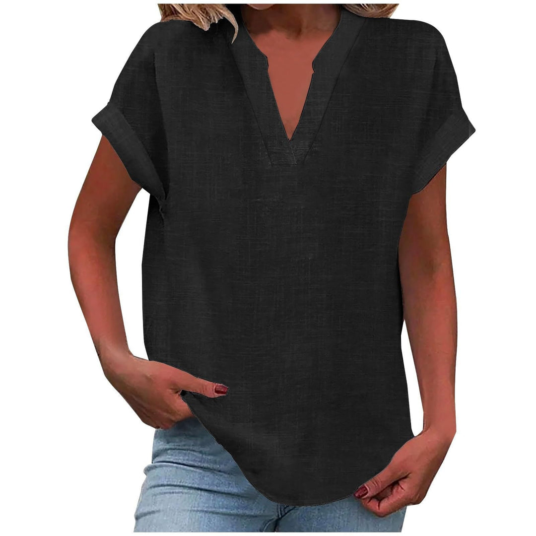 Meliora™ | Relaxed V-Neck Blouse