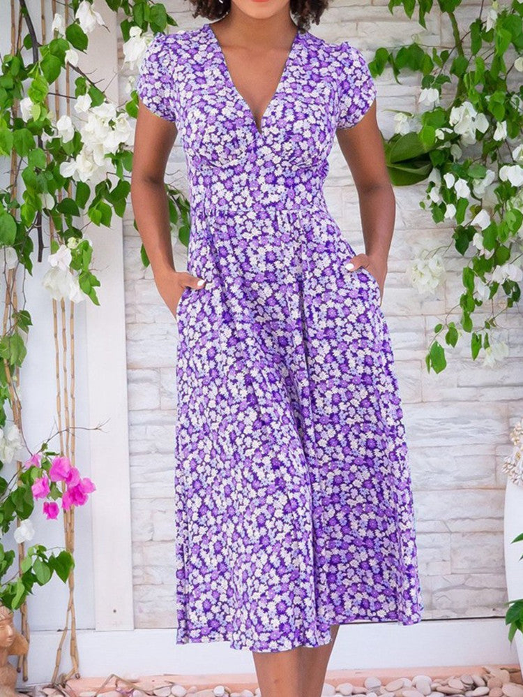 Fienna™ | Button-Front Midi Dress