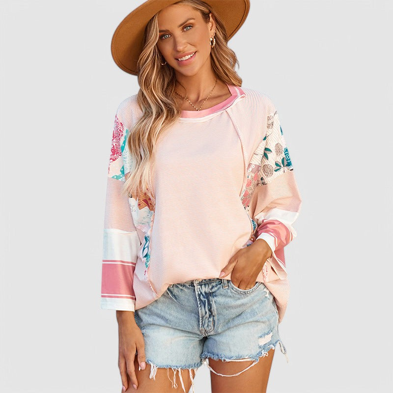 Beatrice™ | Patchwork Sleeve Tunic