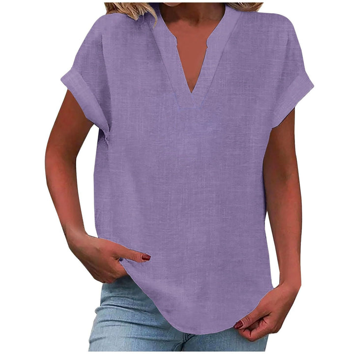 Meliora™ | Relaxed V-Neck Blouse