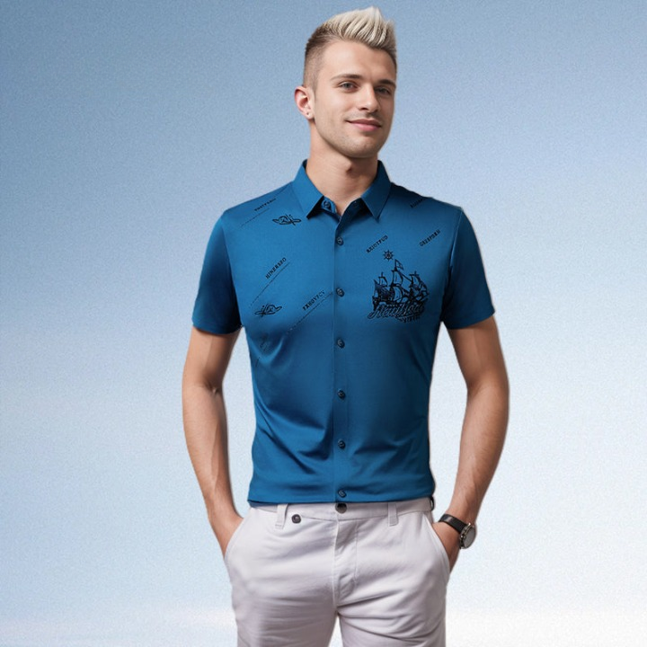 Owen | Stylish Graphic Short-Sleeve Polo Shirt