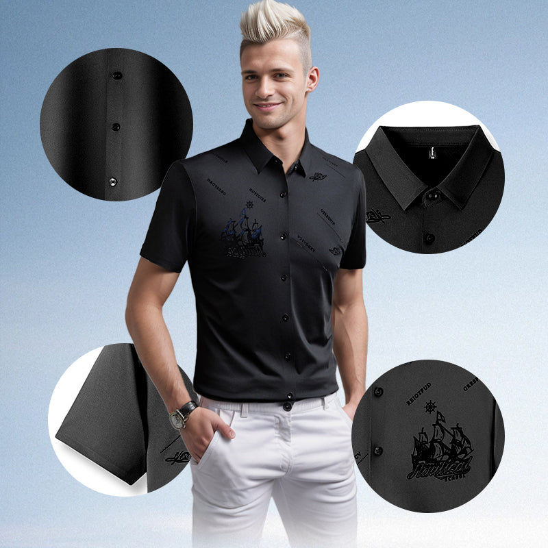 Owen | Stylish Graphic Short-Sleeve Polo Shirt