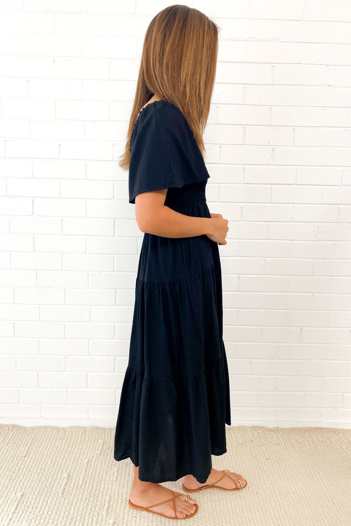 Celestine | Feminine Off-Shoulder Midi Dress