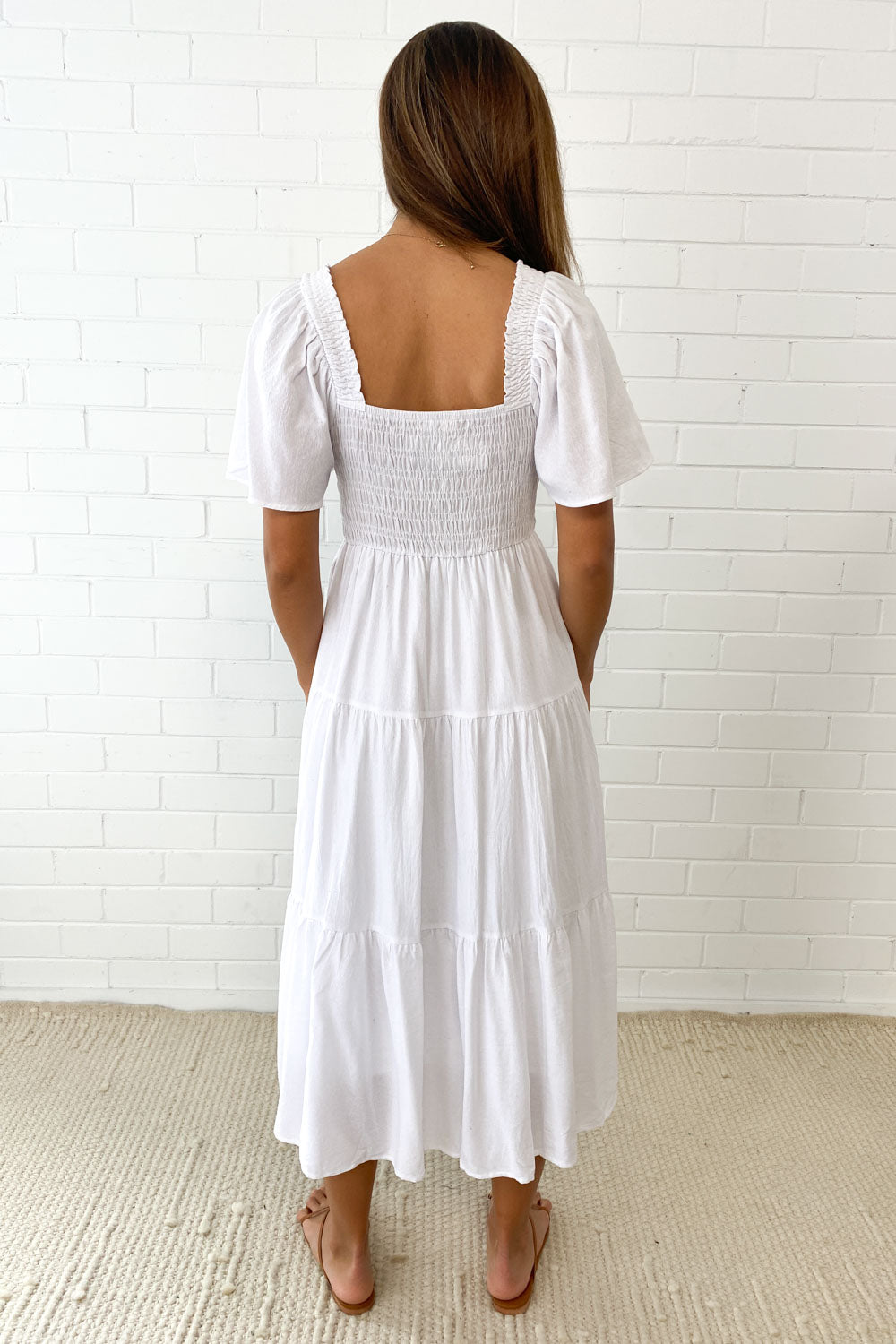 Celestine | Feminine Off-Shoulder Midi Dress
