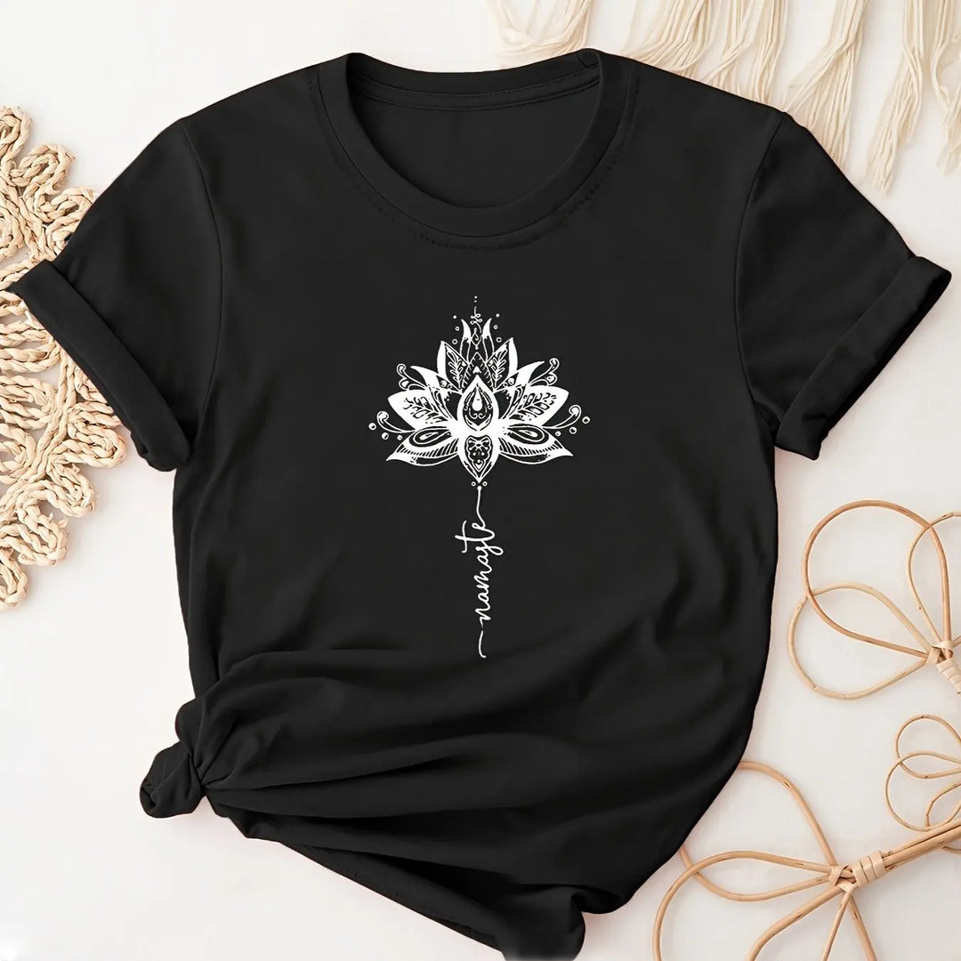 Casey | Bloom Script Tee