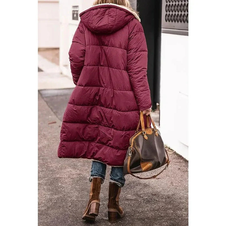 Zoe Belle™ | Longline Sherpa-Lined Winter Jacket