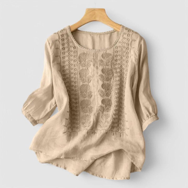 Arielle™ | Embroidered Boho Blouse