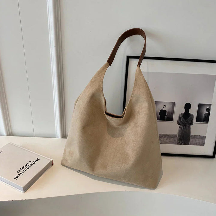 Halle | Suede Soft-Tote Bag