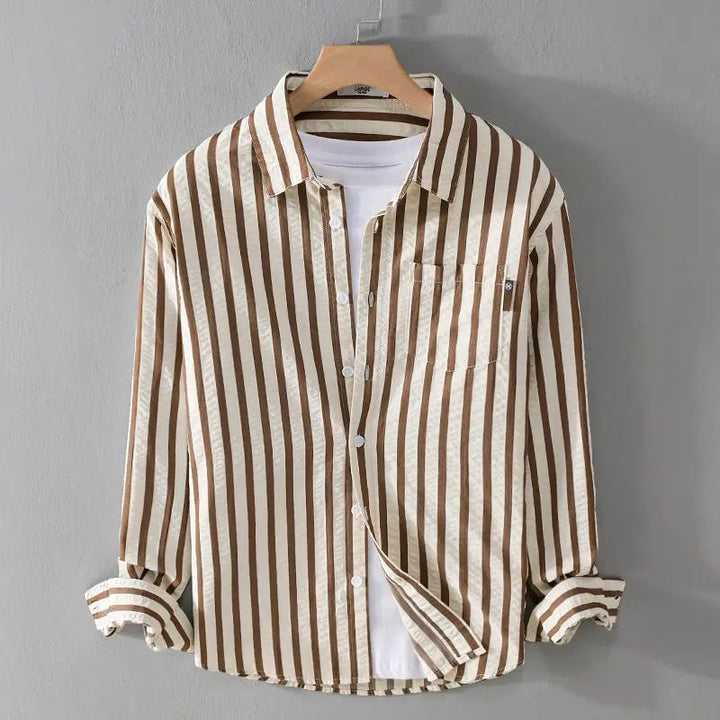 Joanna | Stylish Striped Button-Down Shirt