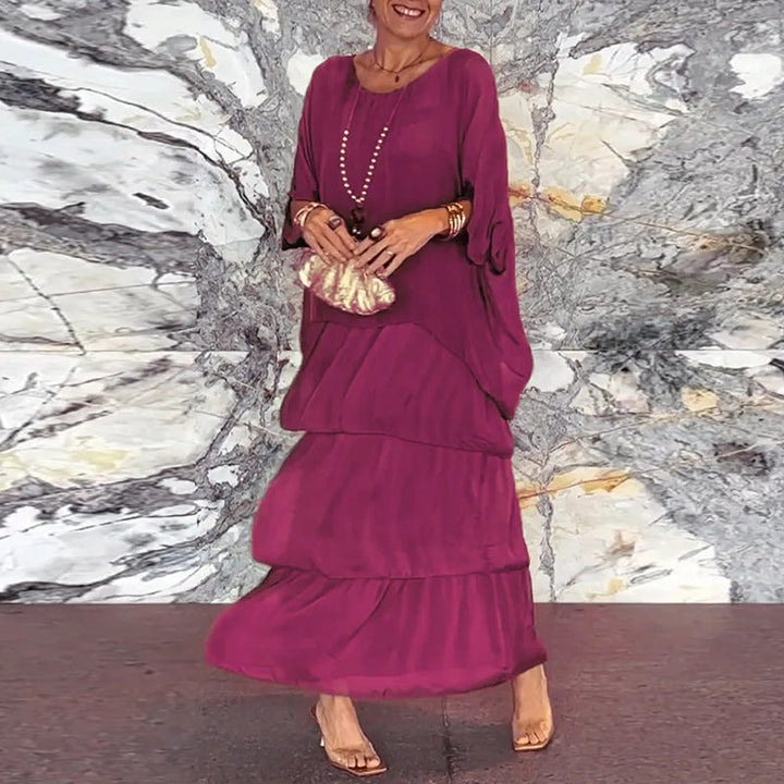 Salome  | Flowy Layered Maxi Dress