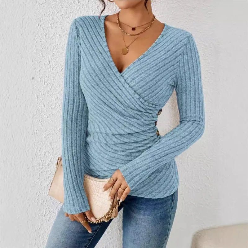 Belinda™ | Cozy Wrap Top