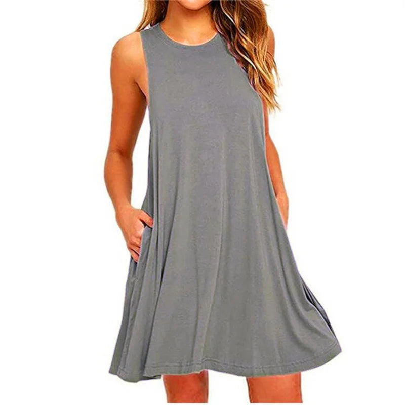 Zerina™ | Sleeveless Summer Mini Dress