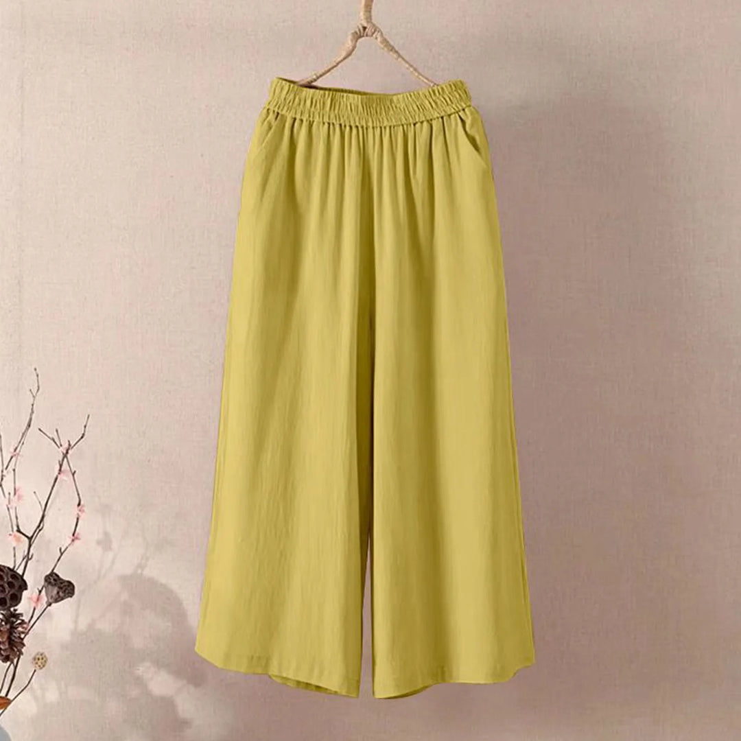 Ciara™ | Lightweight Wide-Leg Pants with Pockets