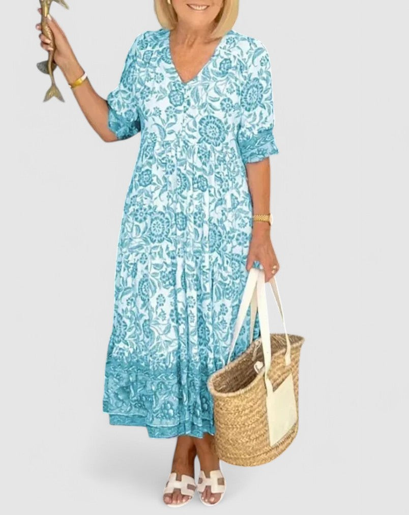 Josephine™ | Breathable Summer V Neck Dress